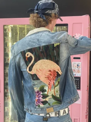 Flamingo à collier